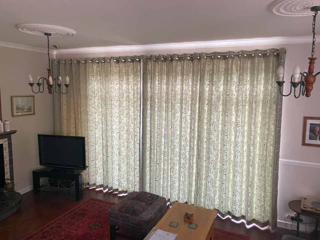 eyelet curtains for large window