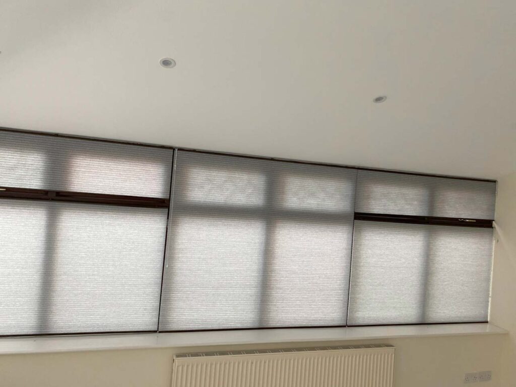 pleated window blinds